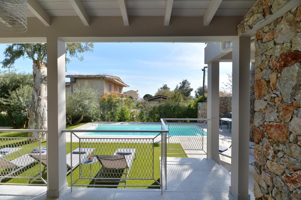 Lagonisi Luxurious Residence Ruby'S Pool Villa Exterior foto