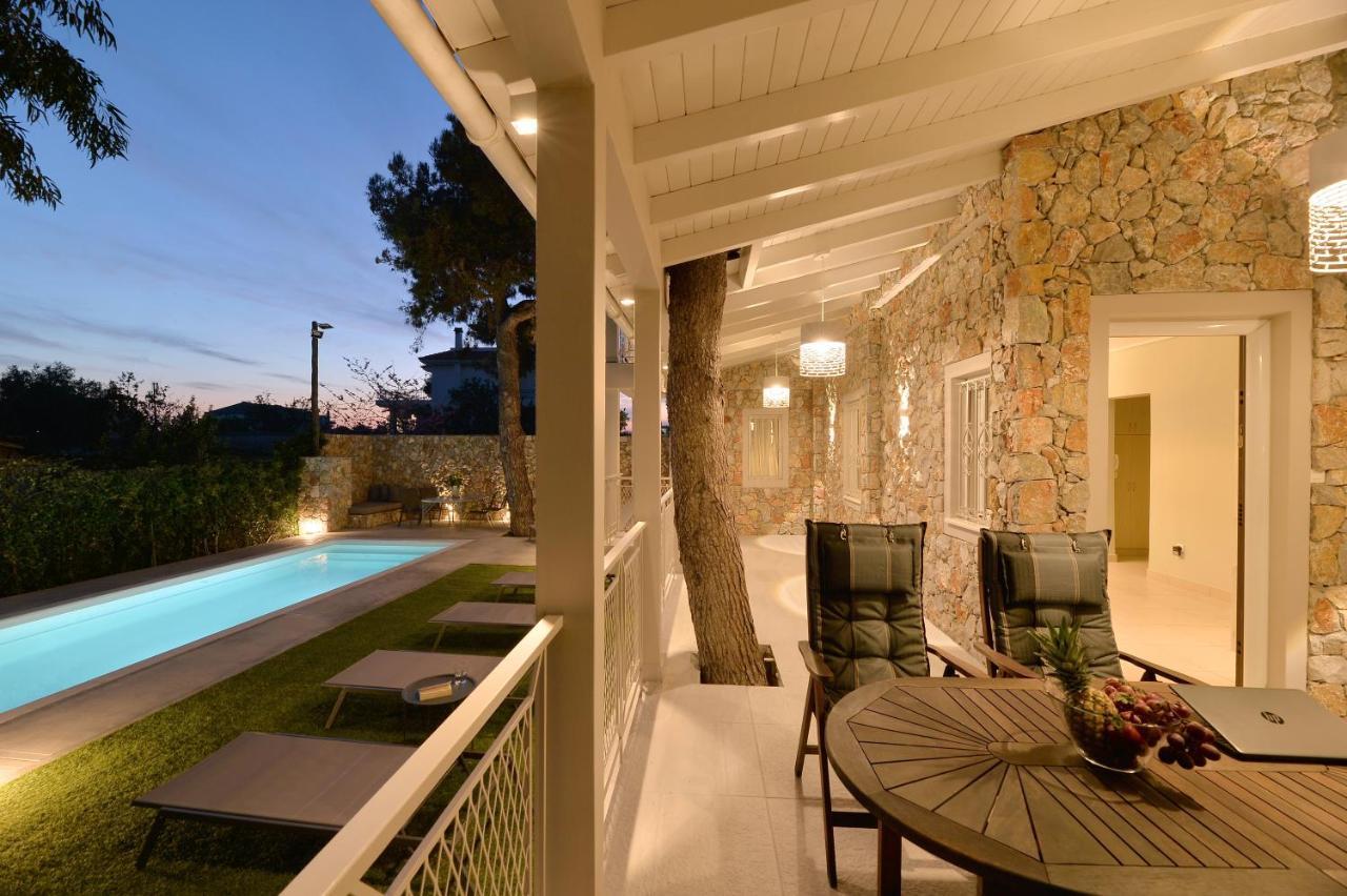 Lagonisi Luxurious Residence Ruby'S Pool Villa Exterior foto